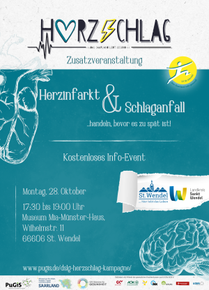 HerzSchlag - Infoevent zur Herzinfarkt- & Schlaganfallprävention Zusatztermin in St. Wendel