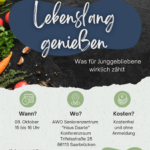Lebenslang genießen AWO Flyer