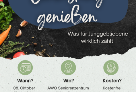 Lebenslang genießen AWO Flyer